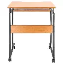 ESCRITORIO MANHATTAN COMPATO C/ BANDEJA DESLI PARA TECLADO CAFE 207812